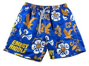 Wes & Willy Embry-Riddle Aeronautical University Eagles Swim Trunks Mens XL Blue